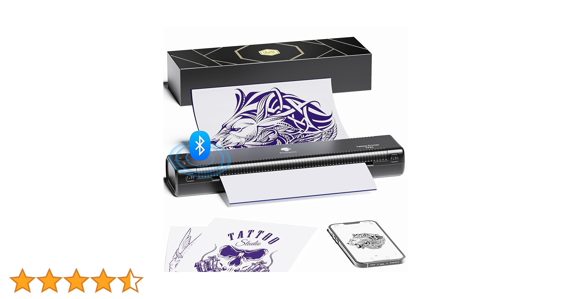 Amazon.co.jp: Phomemo TP81 tattoo printer タトゥー用紙10枚
